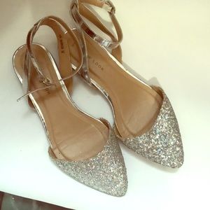 Brand new silver flats